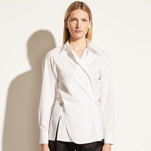 Vince Convertible Button Down Shirt (Optic White)